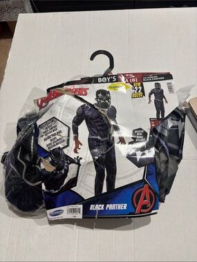 Avenger Black and Purple Black Panther Boys Superhero Costume